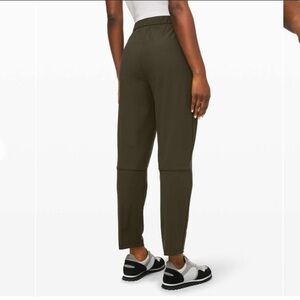 Lululemon Essential High-Rise Trouser Dark Olive Womens Size 8